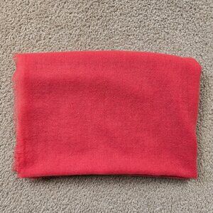 NWOT Cocowai Pink Woven Cashmere Scarf *FLAW*
